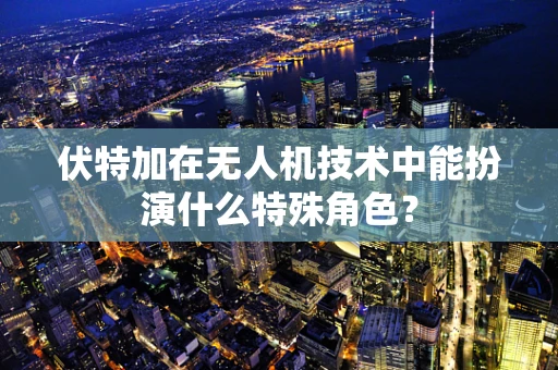 伏特加在无人机技术中能扮演什么特殊角色？