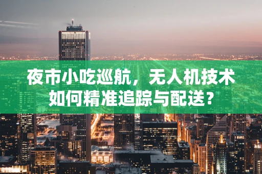 夜市小吃巡航，无人机技术如何精准追踪与配送？