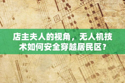 店主夫人的视角，无人机技术如何安全穿越居民区？