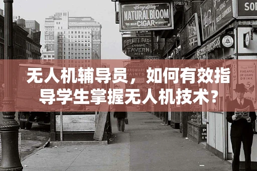 无人机辅导员，如何有效指导学生掌握无人机技术？