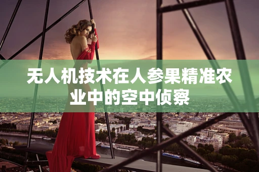 无人机技术在人参果精准农业中的空中侦察