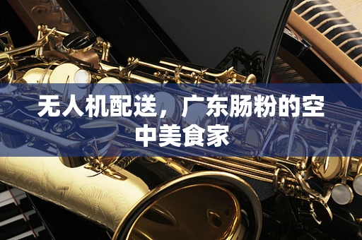 无人机配送，广东肠粉的空中美食家
