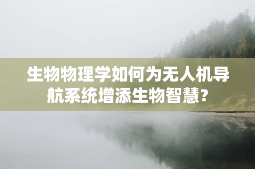 生物物理学如何为无人机导航系统增添生物智慧？