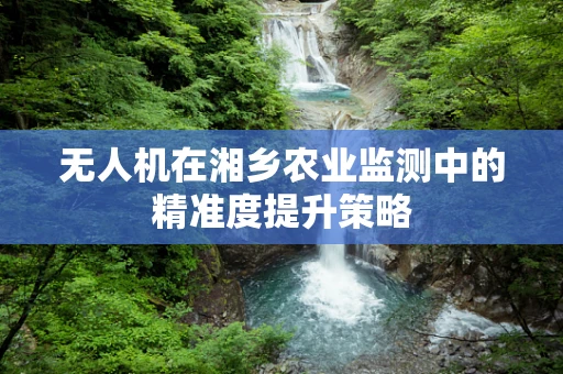 无人机在湘乡农业监测中的精准度提升策略