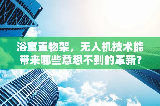 浴室置物架，无人机技术能带来哪些意想不到的革新？