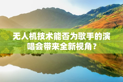 无人机技术能否为歌手的演唱会带来全新视角？