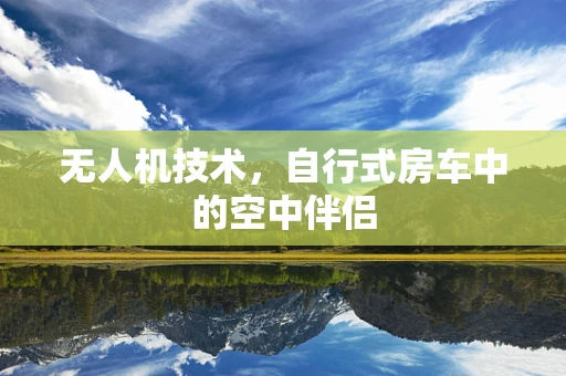 无人机技术，自行式房车中的空中伴侣
