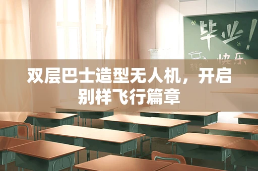 双层巴士造型无人机，开启别样飞行篇章
