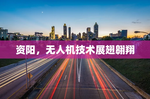 资阳，无人机技术展翅翱翔