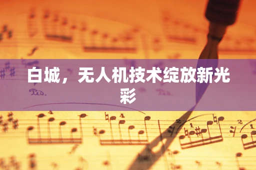 白城，无人机技术绽放新光彩