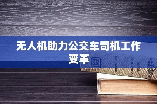 无人机助力公交车司机工作变革