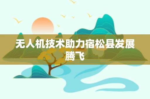 无人机技术助力宿松县发展腾飞