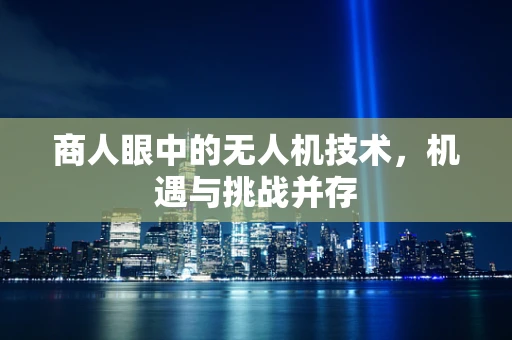 商人眼中的无人机技术，机遇与挑战并存