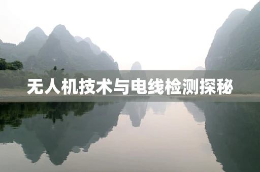 无人机技术与电线检测探秘