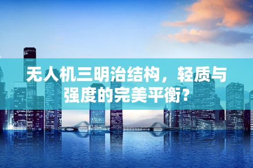 无人机三明治结构，轻质与强度的完美平衡？