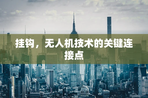 挂钩，无人机技术的关键连接点