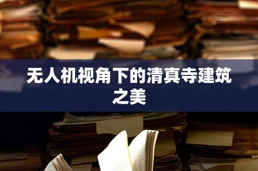 无人机视角下的清真寺建筑之美