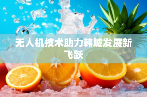 无人机技术助力韩城发展新飞跃
