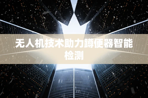 无人机技术助力蹲便器智能检测