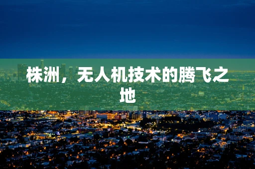 株洲，无人机技术的腾飞之地