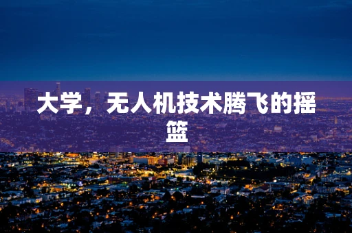 大学，无人机技术腾飞的摇篮