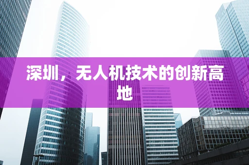 深圳，无人机技术的创新高地