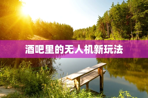 酒吧里的无人机新玩法