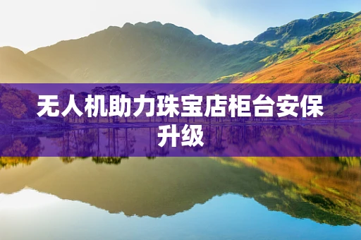 无人机助力珠宝店柜台安保升级