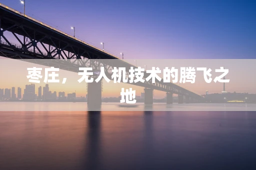 枣庄，无人机技术的腾飞之地