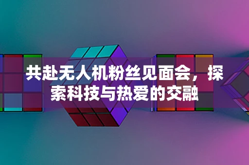 共赴无人机粉丝见面会，探索科技与热爱的交融