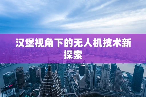 汉堡视角下的无人机技术新探索