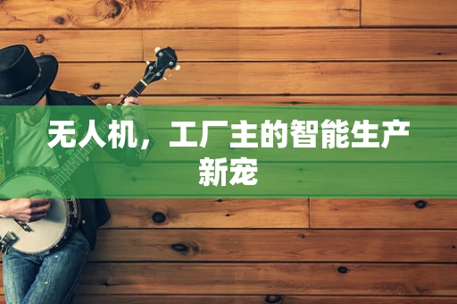 无人机，工厂主的智能生产新宠