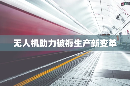 无人机助力被褥生产新变革