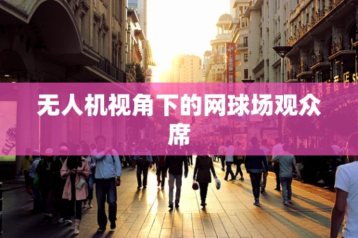 无人机视角下的网球场观众席