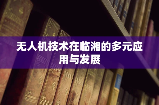 无人机技术在临湘的多元应用与发展