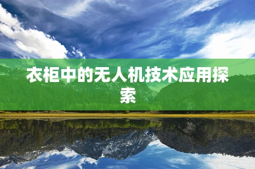 衣柜中的无人机技术应用探索