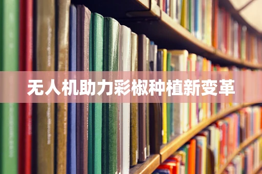 无人机助力彩椒种植新变革