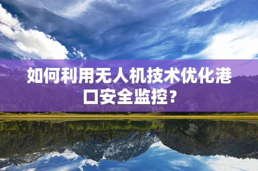 如何利用无人机技术优化港口安全监控？