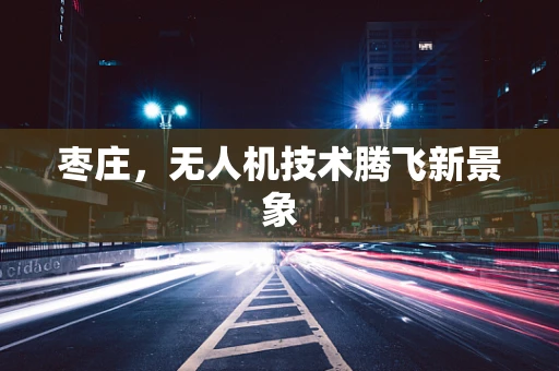枣庄，无人机技术腾飞新景象