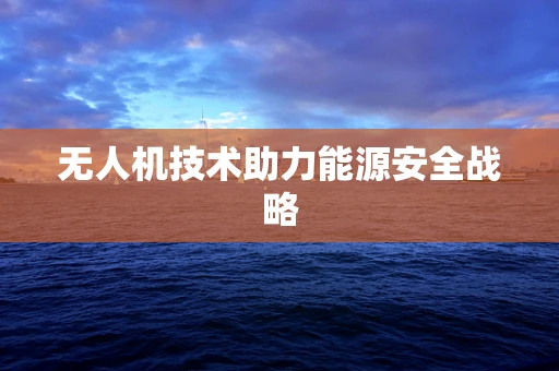 无人机技术助力能源安全战略