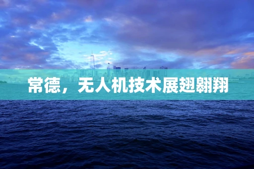 常德，无人机技术展翅翱翔