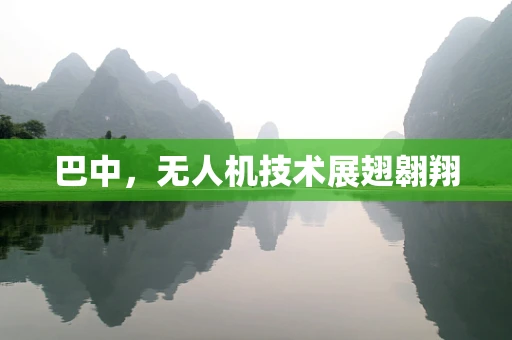 巴中，无人机技术展翅翱翔