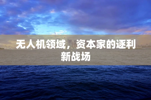 无人机领域，资本家的逐利新战场