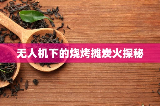 无人机下的烧烤摊炭火探秘