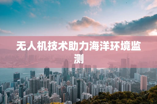 无人机技术助力海洋环境监测