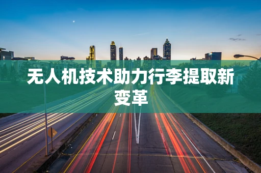 无人机技术助力行李提取新变革
