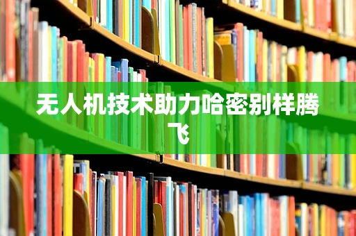 无人机技术助力哈密别样腾飞