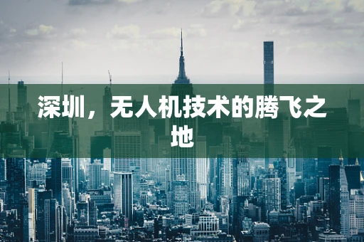 深圳，无人机技术的腾飞之地
