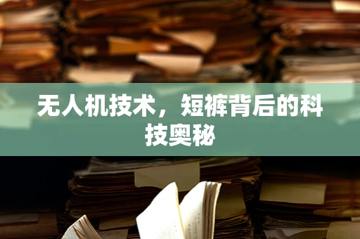 无人机技术，短裤背后的科技奥秘