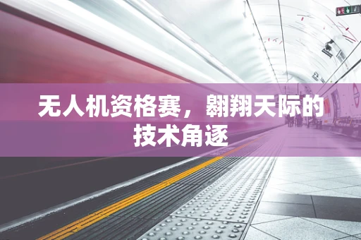 无人机资格赛，翱翔天际的技术角逐